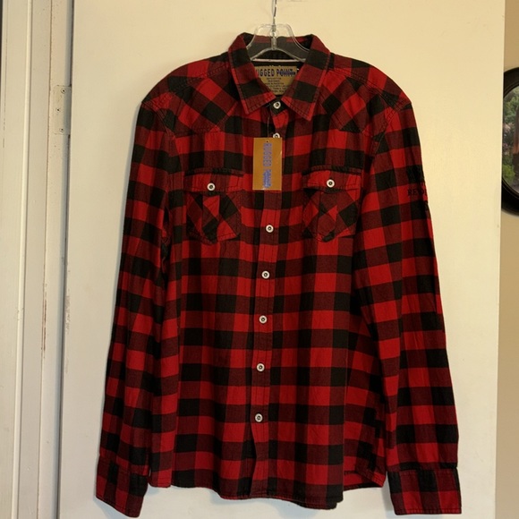 Rugged Point Shirts New Mens Rugged Point Buffalo Plaid Flannel